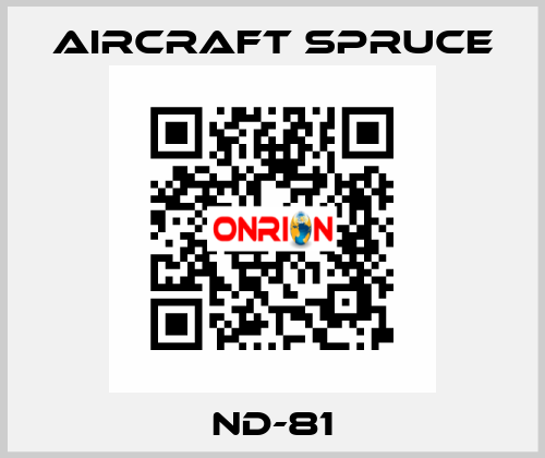 ND-81 Aircraft Spruce