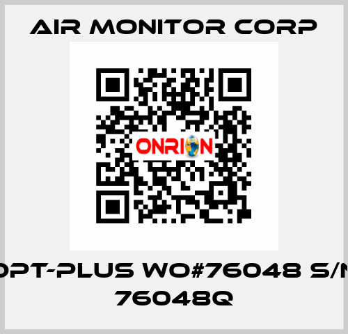 DPT-plus WO#76048 S/N 76048Q AIR MONITOR CORP