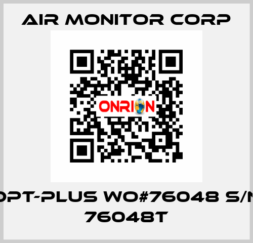 DPT-plus WO#76048 S/N 76048T AIR MONITOR CORP