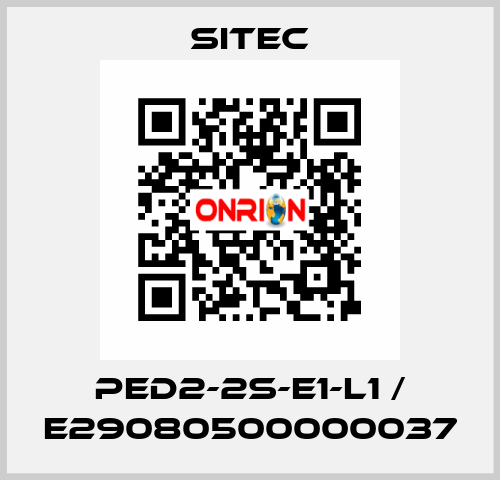 PED2-2S-E1-L1 / E29080500000037 SITEC