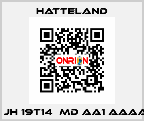 1 JH 19T14  MD AA1 AAAA HATTELAND