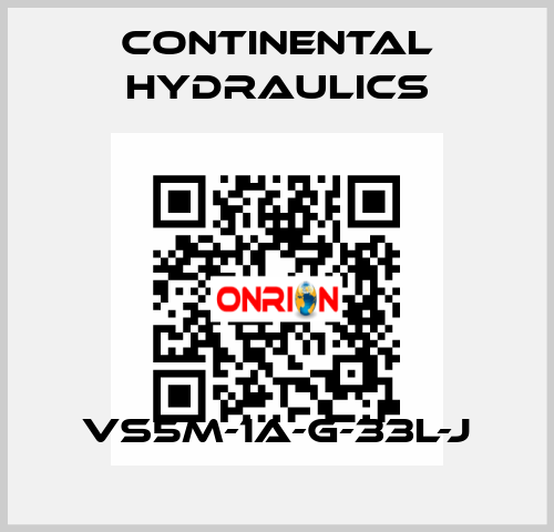 VS5M-1A-G-33L-J Continental Hydraulics