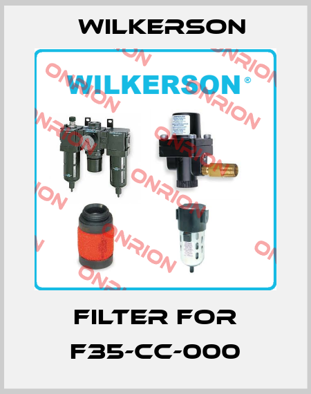 filter for F35-CC-000 Wilkerson