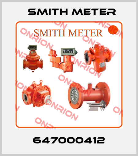 647000412 Smith Meter