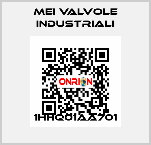 1HHQ01AA701 MEI VALVOLE INDUSTRIALI