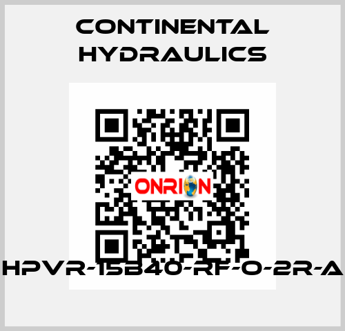 HPVR-15B40-RF-O-2R-A Continental Hydraulics