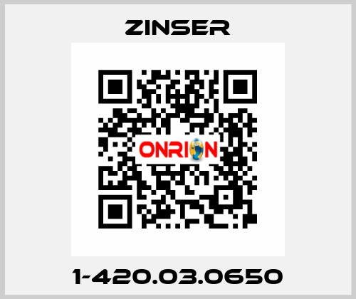 1-420.03.0650 Zinser