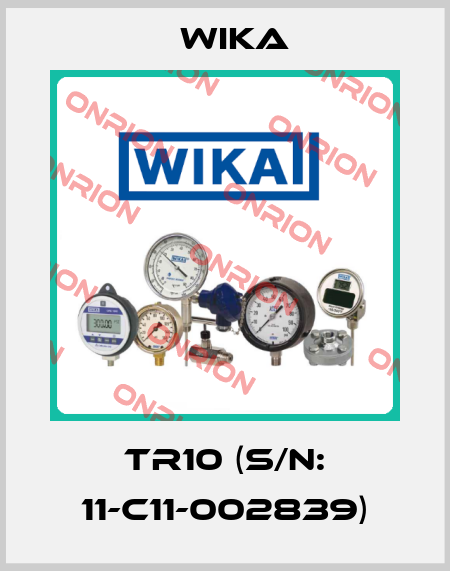 TR10 (S/N: 11-C11-002839) Wika