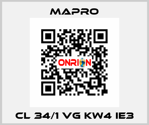 CL 34/1 VG kW4 IE3 Mapro