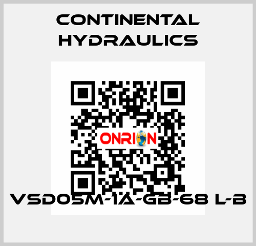 VSD05M-1A-GB-68 L-B Continental Hydraulics