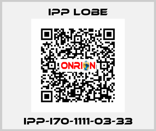 IPP-I70-1111-03-33 IPP LOBE
