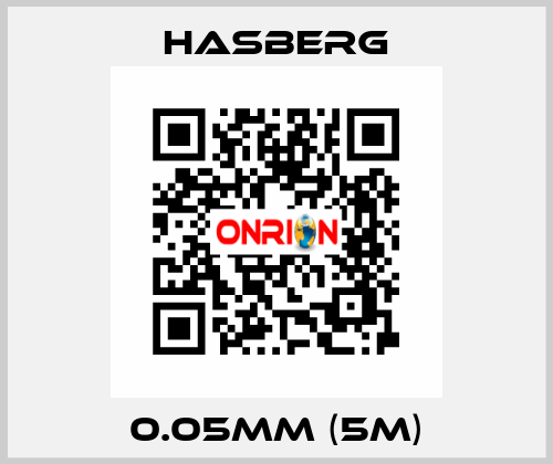 0.05mm (5m) Hasberg