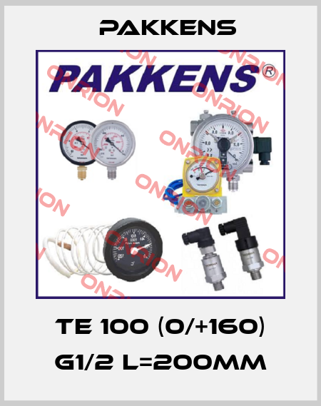 TE 100 (0/+160) G1/2 L=200mm Pakkens