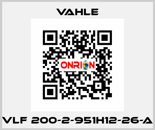 VLF 200-2-951H12-26-A Vahle