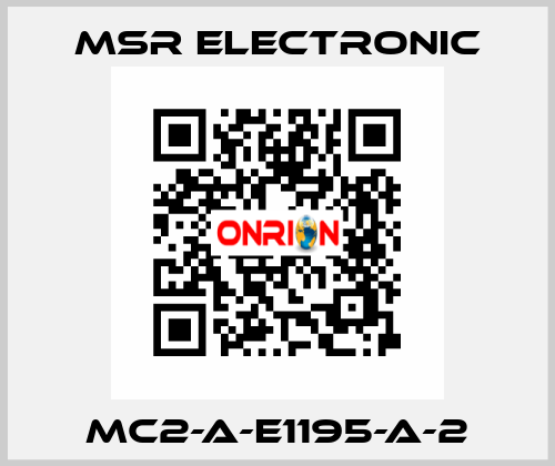 MC2-A-E1195-A-2 MSR Electronic