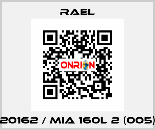 20162 / MIA 160L 2 (005) RAEL