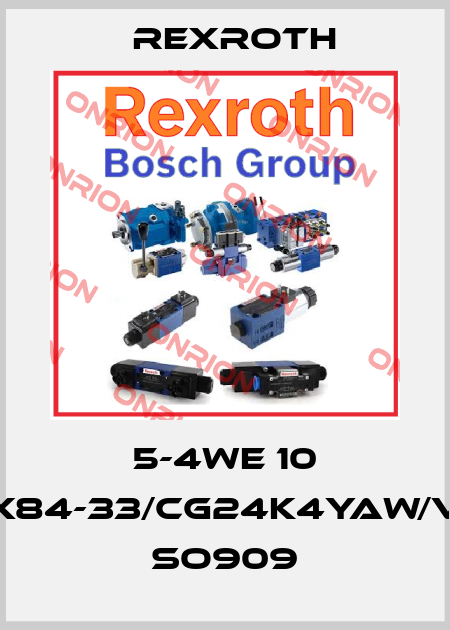 5-4WE 10 X84-33/CG24K4YAW/V SO909 Rexroth