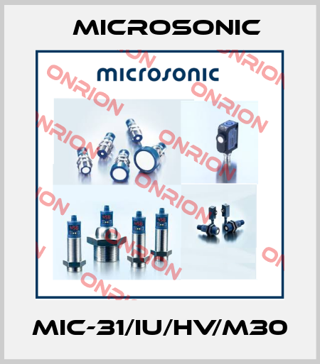 mic-31/IU/HV/M30 Microsonic