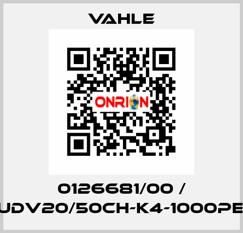 0126681/00 / DT-UDV20/50CH-K4-1000PE-CB Vahle