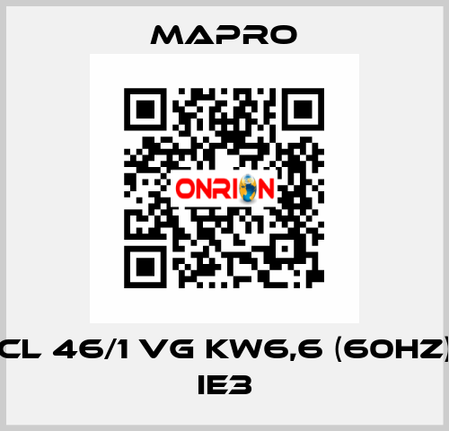 CL 46/1 VG kW6,6 (60Hz) IE3 Mapro