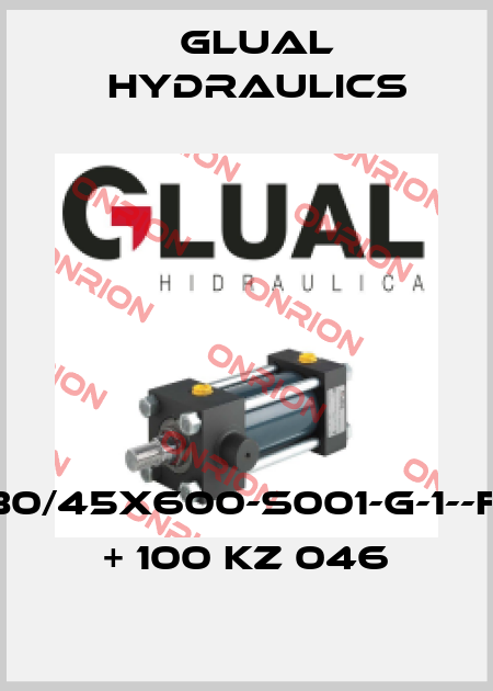 KR-80/45x600-S001-G-1--F-1-10 + 100 KZ 046 Glual Hydraulics