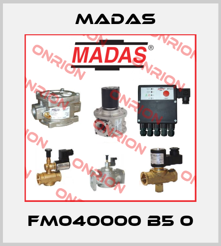 FM040000 B5 0 Madas