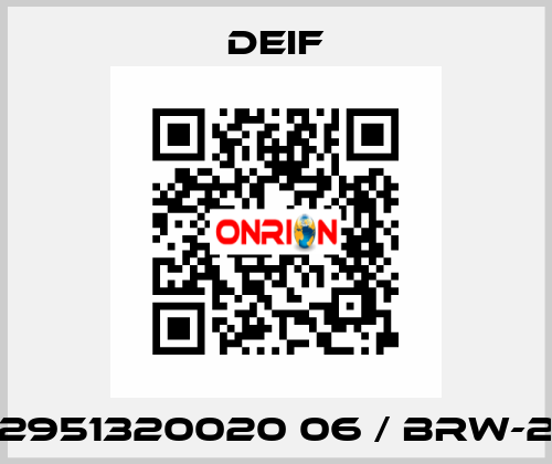 2951320020 06 / BRW-2 Deif