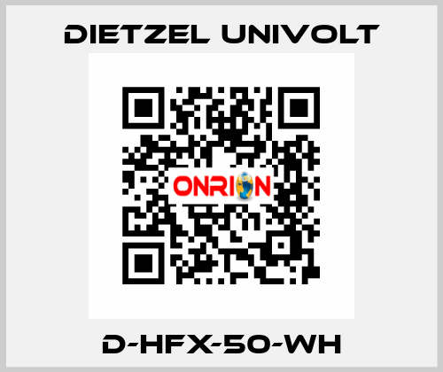 D-HFX-50-WH Dietzel Univolt