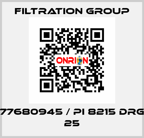 77680945 / PI 8215 DRG 25 Filtration Group