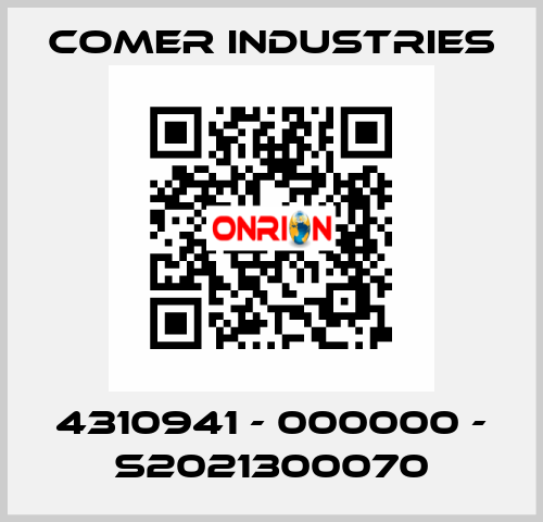 4310941 - 000000 - S2021300070 Comer Industries