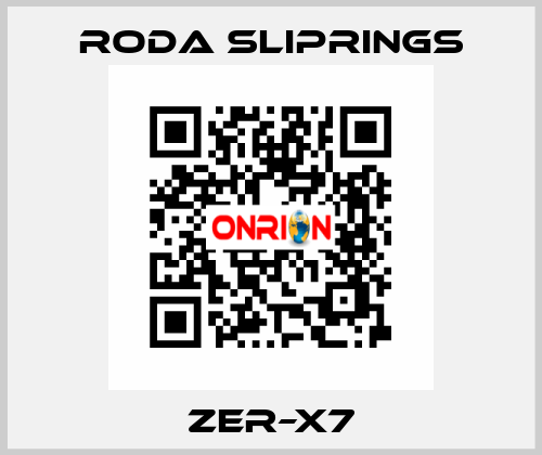 ZER–X7 Roda Sliprings