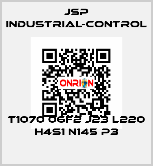 T1070 06F2 J23 L220 H4S1 N145 P3 JSP Industrial-Control