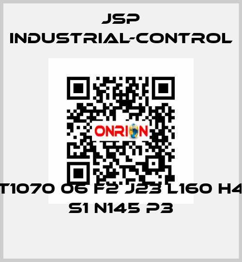 T1070 06 F2 J23 L160 H4 S1 N145 P3 JSP Industrial-Control