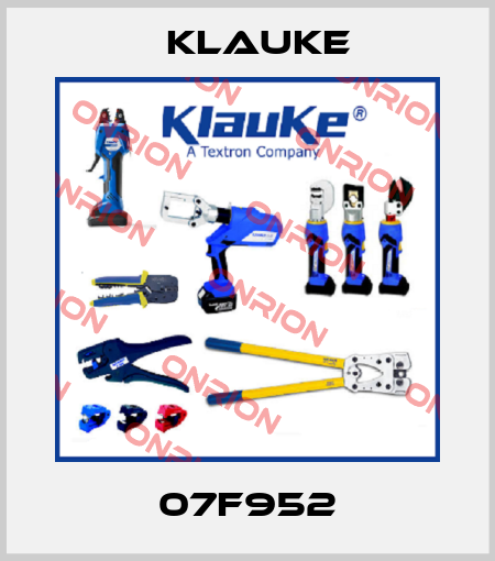 07F952 Klauke