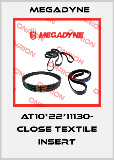 AT10*22*11130- CLOSE textile insert Megadyne