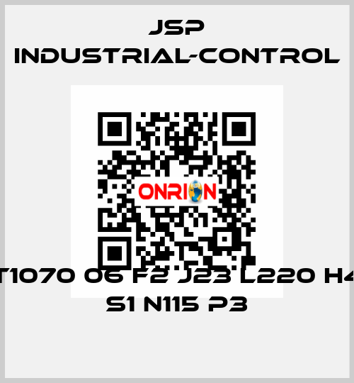 T1070 06 F2 J23 L220 H4 S1 N115 P3 JSP Industrial-Control