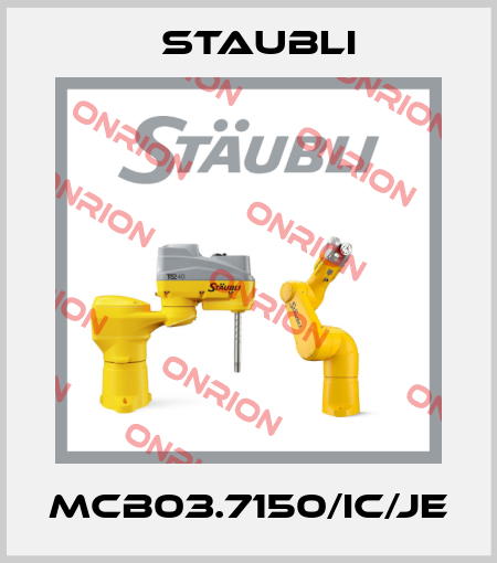 MCB03.7150/IC/JE Staubli