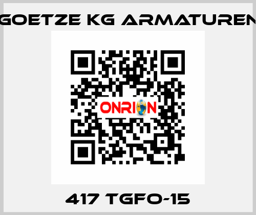 417 tGFO-15 Goetze KG Armaturen