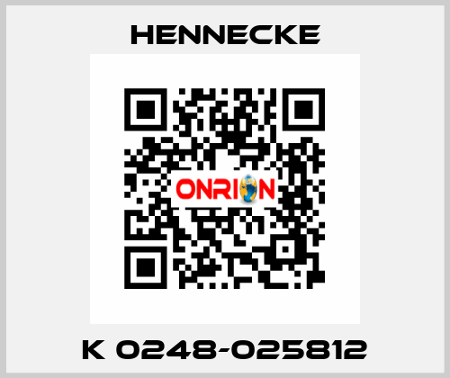 K 0248-025812 Hennecke