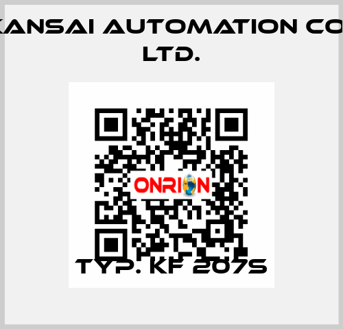 Typ. KF 207S KANSAI Automation Co., Ltd.