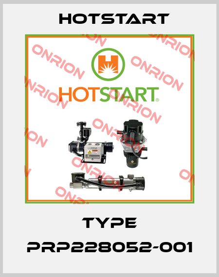 Type PRP228052-001 Hotstart