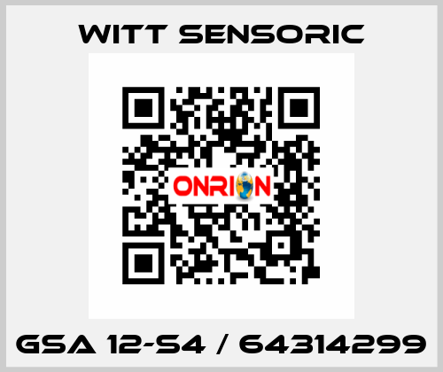 GSA 12-S4 / 64314299 Witt Sensoric