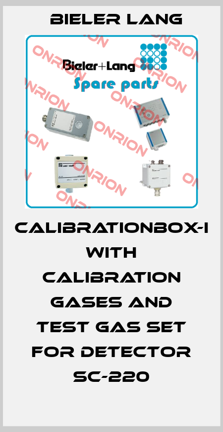 Calibrationbox-i with calibration gases and test gas set for detector SC-220 Bieler Lang