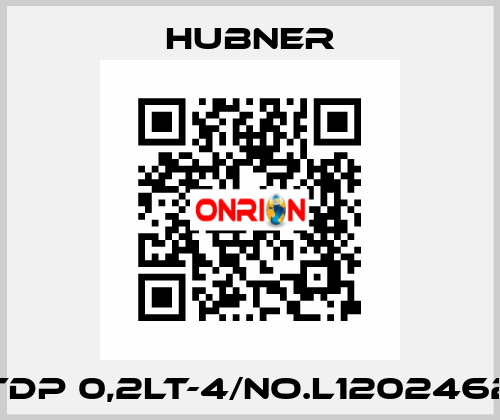 TDP 0,2LT-4/No.L1202462 HUBNER