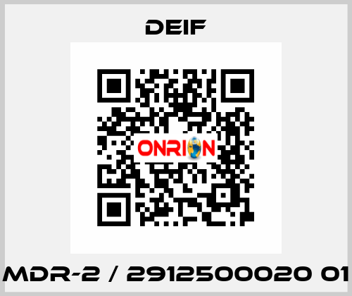 MDR-2 / 2912500020 01 Deif