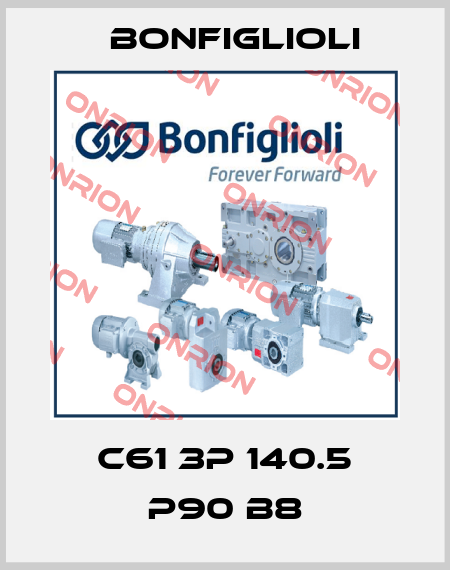 C61 3P 140.5 P90 B8 Bonfiglioli