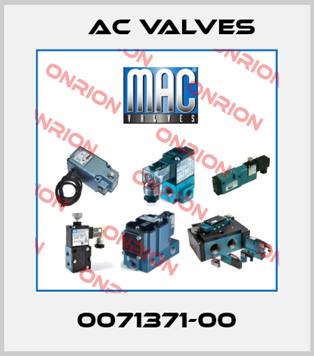 0071371-00 МAC Valves