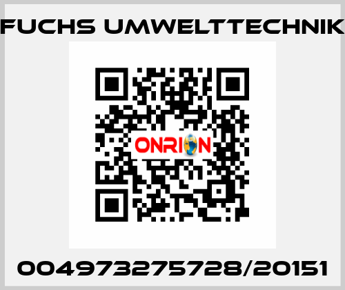 004973275728/20151 Fuchs Umwelttechnik