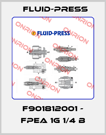 F901812001 - FPEA 1G 1/4 B Fluid-Press