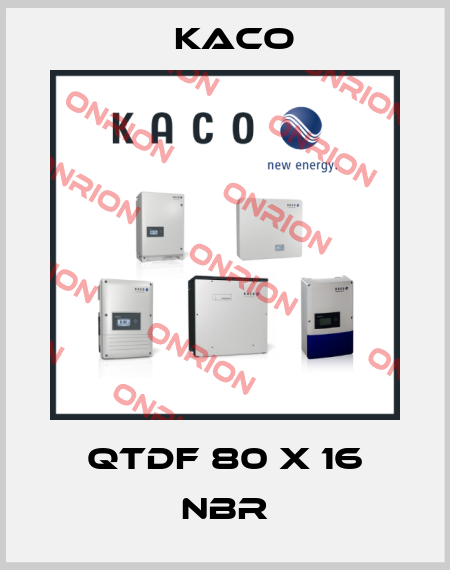 QTDF 80 x 16 NBR Kaco